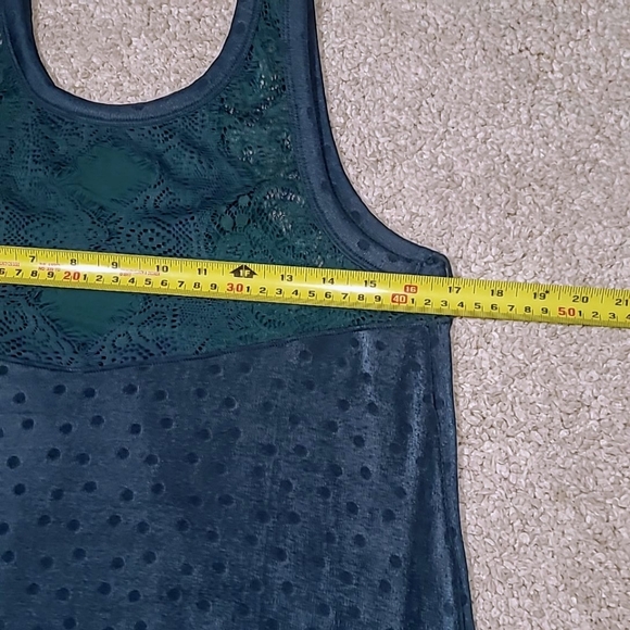 Free People  Make It Count Mini Swing Dress Tunic In Jade Combo. S - Picture 13 of 16